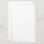 Papeterie Argent vide (Devant / Derrière)