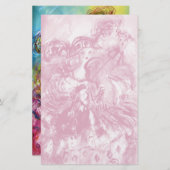 Papeterie ARLECCHINA VIOLINIST / Soirée de carnaval vénitien (Devant / Derrière)