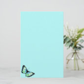 Papeterie "Arlequin" (Papillon Aqua) (Debout devant)