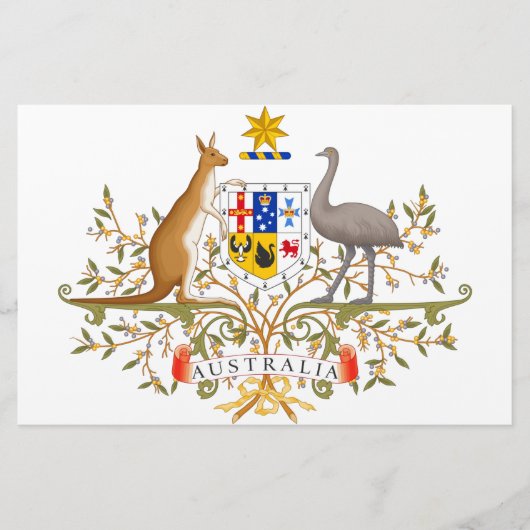 Papeterie Armoiries de l'Australie (Devant)