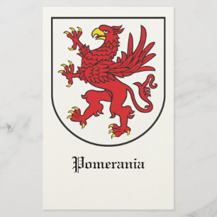 Papeterie Armoiries de Poméranie Art majestueux du Griffon