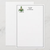 Papeterie Armoiries de Preppy Heraldic (Devant / Derrière)