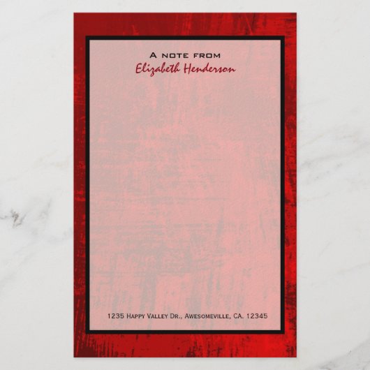 Papeterie Arrière - plan Abstrait de Texture rousse profonde (Devant)