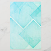 Papeterie Arrière - plan Abstrait géométrique Turquoise pers (Dos)