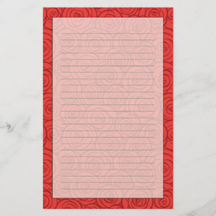 Papeterie Arrière - plan Abstrait Red Roses