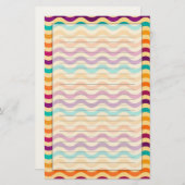 Papeterie Arrière - plan avec des rayures dans rétros 2 (Devant / Derrière)