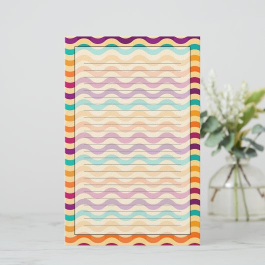 Papeterie Arrière - plan avec des rayures dans rétros 2 (Debout devant)