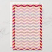 Papeterie Arrière - plan avec des rayures dans rétros 3 (Devant / Derrière)