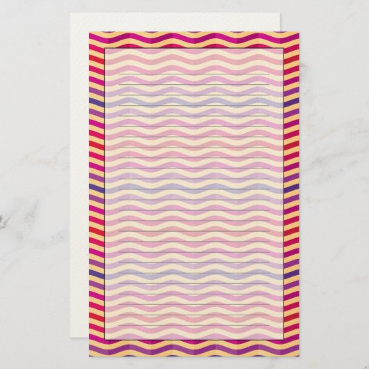 Papeterie Arrière - plan avec des rayures dans rétros 3 (Devant / Derrière)