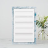 Papeterie Arrière - plan bleu de marbre de texture (Debout devant)