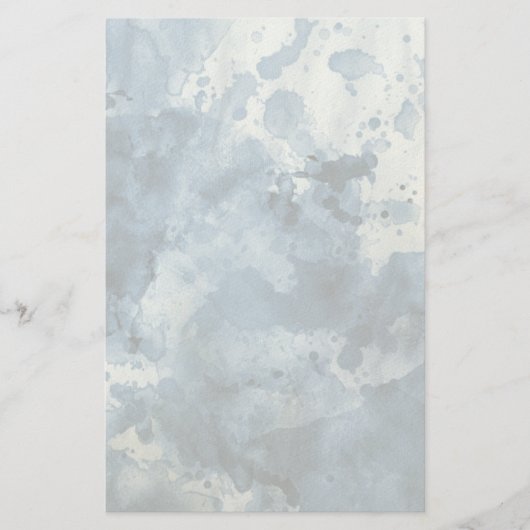 Papeterie Arrière - plan d'aquarelle bleu Abstrait (Devant)