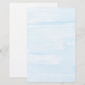 Papeterie arrière - plan d'aquarelle bleu Abstrait, texture. (Devant / Derrière)