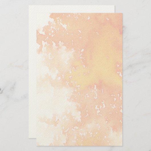 Papeterie arrière - plan d'aquarelle peint à la main Abstrai (Devant / Derrière)