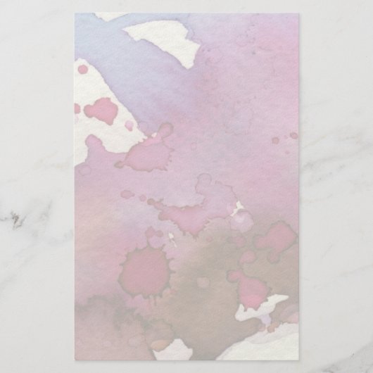 Papeterie Arrière - plan d'aquarelle pourpre (Devant)