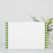 Papeterie Arrière - plan de blanc de frontière de lis de (Debout devant)