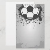 Papeterie Arrière - plan  de boule de soccer (Devant / Derrière)