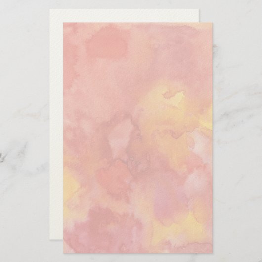 Papeterie Arrière - plan de peinture aquarelle. (Devant / Derrière)