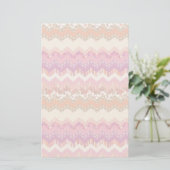 Papeterie arrière - plan de zigzag rose (Debout devant)