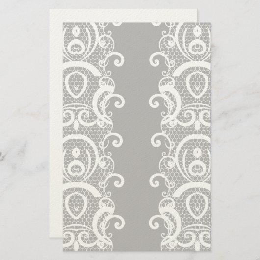 Papeterie Arrière - plan dentelle 1 (Devant / Derrière)