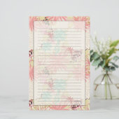 Papeterie arrière - plan floral 4 (Debout devant)