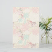 Papeterie Arrière - plan floral 4 (Debout devant)