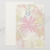 Papeterie arrière - plan floral 6 (Devant / Derrière)