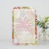 Papeterie Arrière - plan floral 6 (Debout devant)