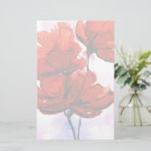 Papeterie Arrière - plan floral peint par résumé 2 (Debout devant)