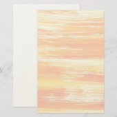 Papeterie arrière - plan jaune Abstrait de l'aquarelle (Devant / Derrière)