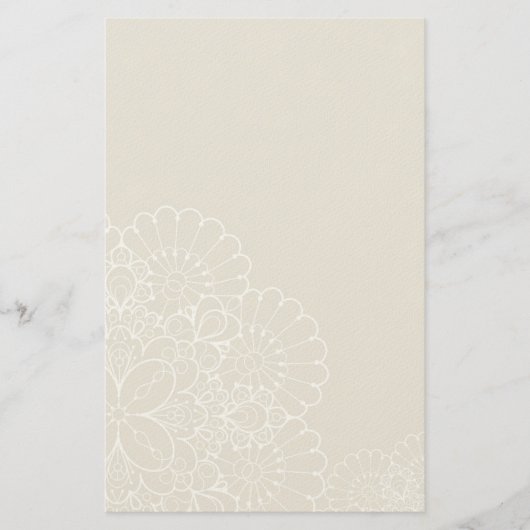 Papeterie Arrière - plan rétro avec ornement dentelle (Devant)