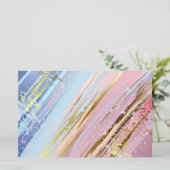 Papeterie Arrière - plan rose texturé (Debout devant)