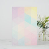 Papeterie Arrière - plan triangles abstraits colorés (Debout devant)