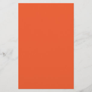 Papeterie Arrière-plan uni minimaliste orange vif