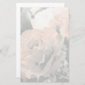 Papeterie arrière - plan vintage floral d'art avec (Devant / Derrière)