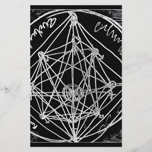 Papeterie art alchimique de transmutation de yaie (Devant)