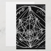 Papeterie art alchimique de transmutation de yaie (Devant / Derrière)