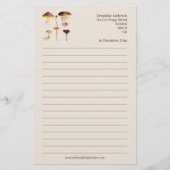 Papeterie Art de champignons (Devant)