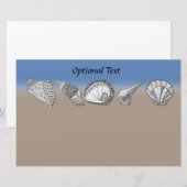 Papeterie Art de dessin de coquillage (Devant / Derrière)