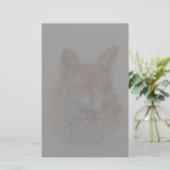 Papeterie art de renard rouge (Debout devant)