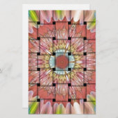 Papeterie Art inspiré par l'Afrique Imprimé- Design géométri (Devant / Derrière)