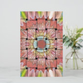 Papeterie Art inspiré par l'Afrique Imprimé- Design géométri (Debout devant)