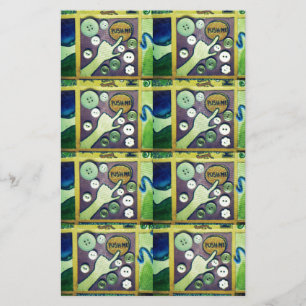 Papeterie Art Mosaïque Contemporain - Un Joueur