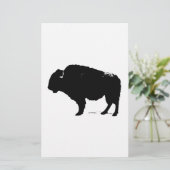 Papeterie Art Pop Bison Buffle Noir & Blanc (Debout devant)