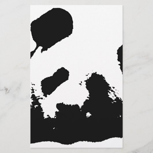 Papeterie Art Pop Panda Noir Blanc (Devant)