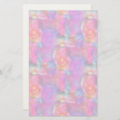 Papeterie Art rose, bleu, rouge texture arrière - plan (Devant / Derrière)