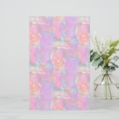 Papeterie Art rose, bleu, rouge texture arrière - plan (Debout devant)