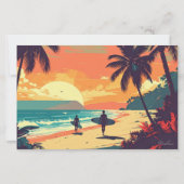 Papeterie Art tropical aloha vierge (Devant)