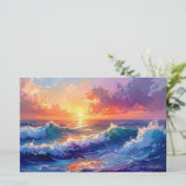Papeterie Art tropical aloha vierge (Debout devant)