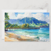 Papeterie Art tropical aloha vierge (Devant)