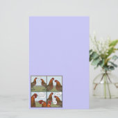 Papeterie Attaque de coq (Debout devant)